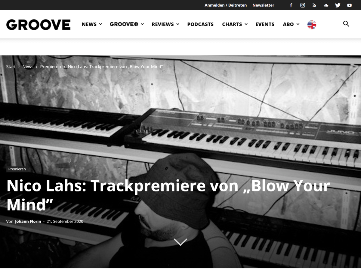 Groove Magazin premiere: Nico Lahs – Blow Your Mind [Metamorphoc&nbsp;recordings]